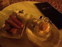 21  Boules de coco (cocadas) et churros avec sauce au caramel pour le dessert !