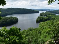 39  Point de vue du Sentier du Chenal sur le Sud du réservoir.
