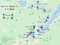 0  Cartes des stations de ski de fond et de ski alpin du Québec