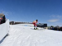 10  Le norvégien Johannes Klaebo en tête sur l'épreuve de skating du dimanche (après avoir remporté l'étape de classique de la veille).