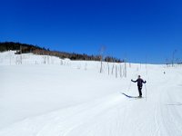 14  Dernière séance de ski de fond le 7 avril au Camp Mercier, station jouxtant au sud la Forêt Montmorency - les deux domaines communiquent d'ailleurs mais qu'en ski classique