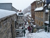 30  Vue sur la rue du Petit-Champlain depuis le haut de l'escalier Casse-Cou :)