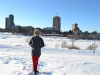 43  Après une glissade sur la Terrasse Dufferin aux "Glissades du Palais", petite promenade vivifiante dans le Parc des Plaines d'Abraham.