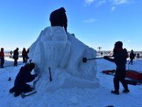 3  Sculpture sur neige sur la Terrasse Dufferin à l'occasion du Carnaval de Québec (début février).