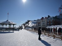 5  La Terrasse Dufferin et ses glissades sous le soleil de février.