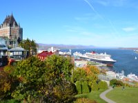52  Québec et le St-Laurent, depuis la Terrasse Dufferin, le 11 octobre :)