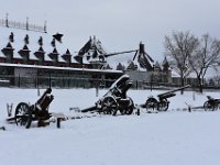 137  Les canons devant le Manège Militaire de Québec, sur les Plaines d'Abraham.