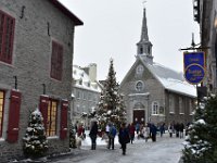 145  Place Royale et l'Eglise Notre-Dame-des-Victoires, dans le Petit-Champlain.