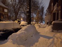 13  Rue Lockwell après une petite tempête de neige.