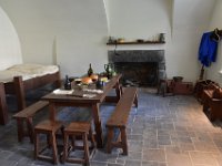 149  Reconstitution d'une chambre de soldats.