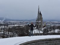 209  Nous sommes le 27 Novembre et la première bordée de neige est arrivée ! Promenade sur les remparts revisitée en gris et blanc, après notre passage en Octobre sous les couleurs de l'automne.