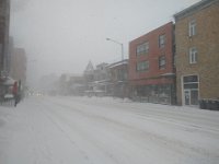 5  Deux jours après, on est en pleine tempête sur le Boulevard René-Levesque !