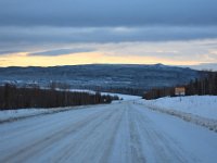 4  Lumière d'hiver sur la Klondike Highway.