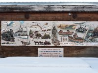 23  Fresque sur l'évolution des modes de transport au Yukon.