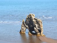 5  Hvitserkur : relief de basalte de 15m de haut érodé par l'océan. La légende dit qu'il s'agit d'un troll pétrifié par le soleil.