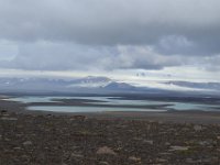 7  Le lac Kvislavatn et le glacier Hofsjökull.