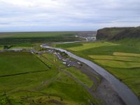17  Vue depuis le haut de Skogafoss.