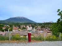 2  Vue sur la Montagne de Céüse à gauche et le Pic de Bure à droite depuis le Château de Tallard :)