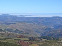 53  Vue depuis le sommet Nord du mont Mézenc. Le Mont-Blanc !