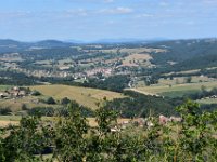 14  Point de vue à 360° depuis le Pic (634m), ici côté Monts du Livradois-Forez à l'est.