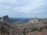 1  Au Col de Guéry, le point de vue sur les Roches Tuilière et Sanadoire. [29 Mars 2014]