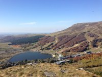 2  La balade pemet de prendre de la hauteur sur la station et le Lac des Hermines.