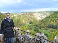 12  ... où nous nous arrêtons l'après-midi ! Rocamadour, un village perché haut lieu de pélerinage chrétien du fait de sa Cité Religieuse à même la falaise (situé sur le chemin de St-Jacques-de-Compostelle) inscrite au Patrimoine Mondial de l'Unesco.