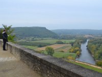 25  Vue sur la Dordogne depuis le château de Beynac.