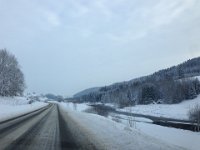 2  Sur la route du Haut-Doubs direction la Suisse et la Chaux-de-Fonds.