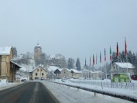 4  Passage par la ville de Morteau, célèbre pour sa délicieuse saucisse fumée, avant de passer la frontière France-Suisse au Locle.