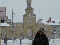 11  La porte Saint-Pierre de Pontarlier sous la neige :)