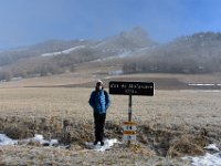 1  En ce début janvier, direction le Col de Moissière, au-dessus d'Ancelle (Champsaur), départ pour la belle balade de la Croix St-Philippe !