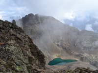 11  Le lac glaciaire de Malcros, à l'ouest du Vieux Chaillol, visible au début de l'ascension. Le glacier, lui, n'existe plus.