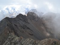 13  Vue côté nord-ouest sur les Têtes de Malcros ; au fond le Sirac, sommet du Valgaudemar.