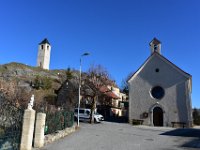 11  Le Serre du Clocher depuis le village de Rambaud.