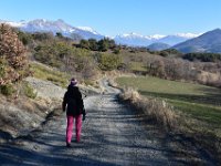 15  Retour sur La Bâtie-Vieille, vue sur les Aiguilles de Chabrières à l'Est.