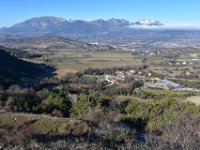 8  Vue côté nord sur Gap et les crêtes de Charance à Gleize.