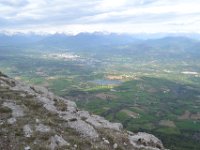 7  Depuis le sommet, vue sur Gap et le lac de Pelleautier. Au fond, les Ecrins. : 7