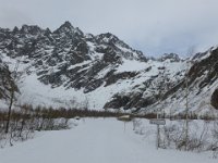 13  Ski de fond au Pré de Madame Carle, au fond de la vallée de Vallouise. Cela nous rappelle des souvenirs de notre randonnée glaciaire de début Juin dont c'était le point de départ !