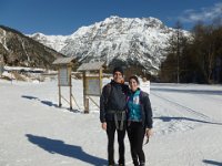 1  18 Février - Ski de fond à Névache, départ au Roubion, où nous reconnaissons le lieu où nous avions posé la tente quatre ans plus tôt :)