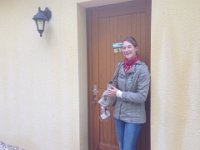 1  Devant la chambre "Manon", après une bonne nuit ! : 1