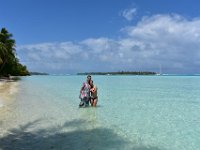 23  Vue côté sud depuis le motu Tiapaa :) Au fond, le motu Pitiahe et entre les deux la passe Onoiau.